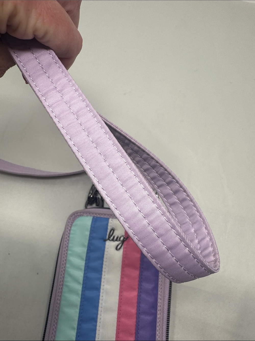 LUG PIKE RFID PROTECTION CROSSBODY BAG PURSE WRISTLET ZIP AROUND TRAVEL PHONE - Picture 11 of 12